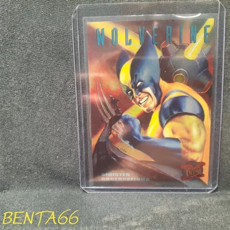 X Men Fleer Ultra Sinister Observations Carte D Insertion