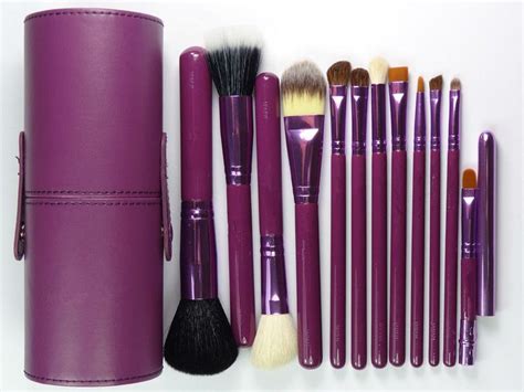 Whole Sell Price New Purple Professional Makeup Brush Set Pcs Kit W