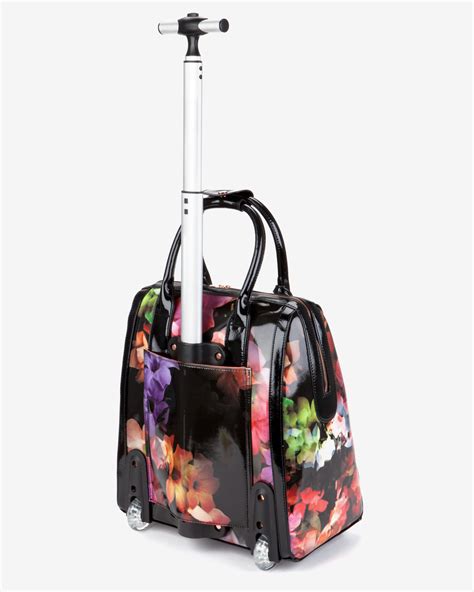 Ted Baker Cascading Floral Travel Bag In Black Lyst