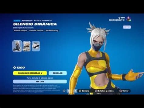 TIENDA DE OBJETOS Atuendo Skin SILENCIO DINÁMICA Fortnite