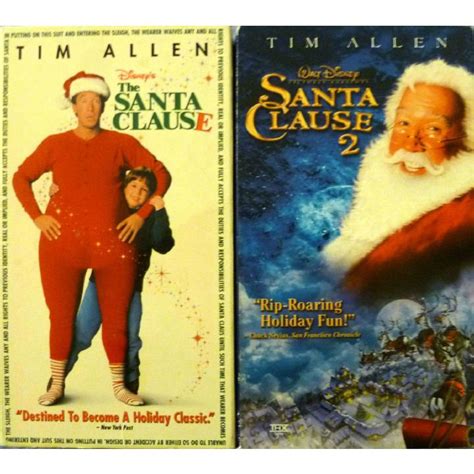 Santa Clause And Santa Clause 2 Starring Tim Allen Vhs Videos On Ebid