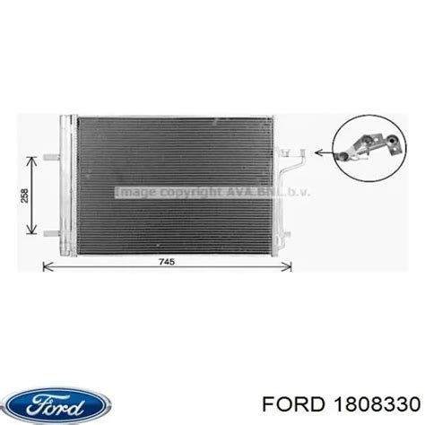 CV6119710FE Ford радиатор кондиционера