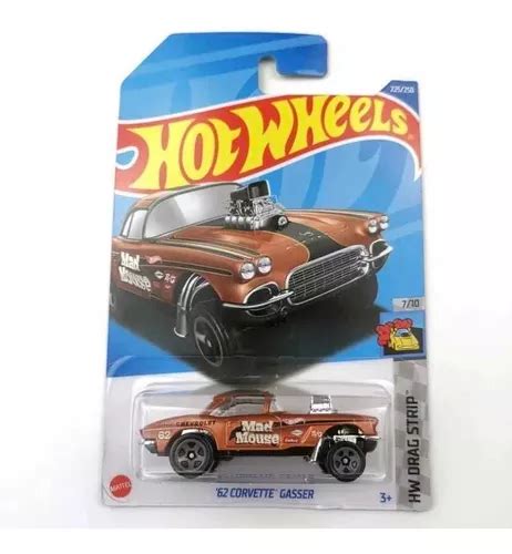 62 Corvette Gasser Hot Wheels Escala 1 64 Hw Drag Strip Cuotas sin interés