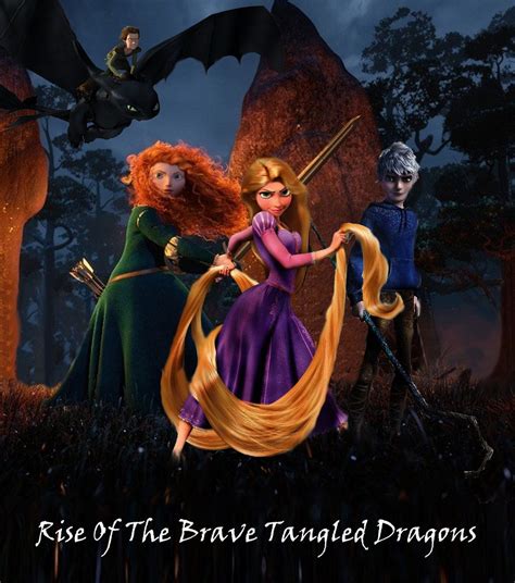 Rise Of The Brave Tangled Dragons Poster