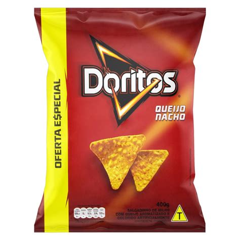 Salgadinho De Milho Queijo Nacho Doritos Pacote 400g Loja Teste