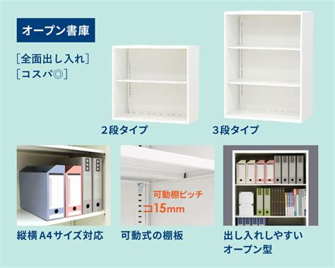 【楽天市場】【ss限定最大1万円ｸｰﾎﾟﾝ123 10】 【法人送料無料】 書庫 セット オープン書庫 両開き書庫 2段 スチール書庫