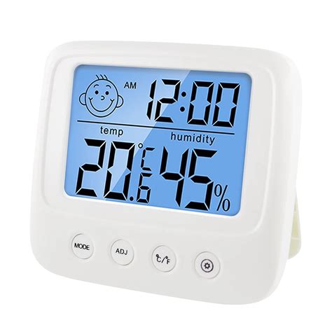 LCD Electronic Digital Temperature Humidity Meter Indoor Outdoor