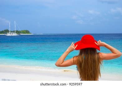 Red Bikini Model Images Stock Photos Vectors Shutterstock