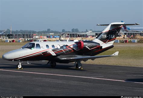 YR TAR Toyo Aviation Cessna 525 CitationJet Photo by Björn Huke ID