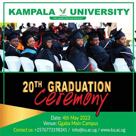 Kampala Universitys 20th Graduation Ceremony , Kampala University ...