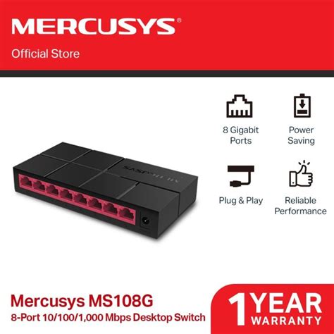 Hot Sales Mercusys Ms G Port Mbps Desktop Switch