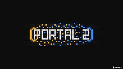 Portal 2 - Pixel Wallpaper by NinjaSaus on DeviantArt