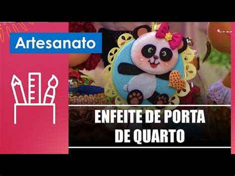 Aprenda a fazer um enfeite de porta de quarto fofíssimo artesã