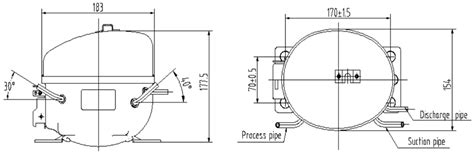 EE75H1F U GMCC Refrigeration Compressor Efficient Cooling Solution For