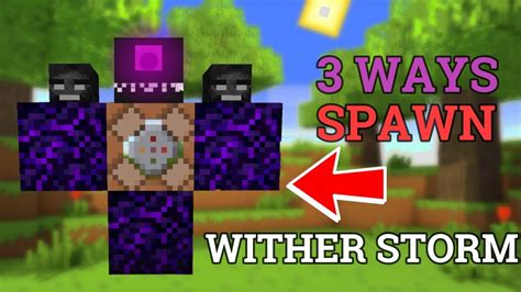 Top 3 Ways To Summon Wither Storm In MINECRAFT YouTube