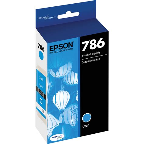 Epson 786 DURABrite Ultra Standard Capacity Cyan Ink T786220 S