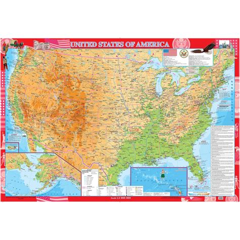 USA Wall Map - Extra Large by Kartographia - The Map Shop