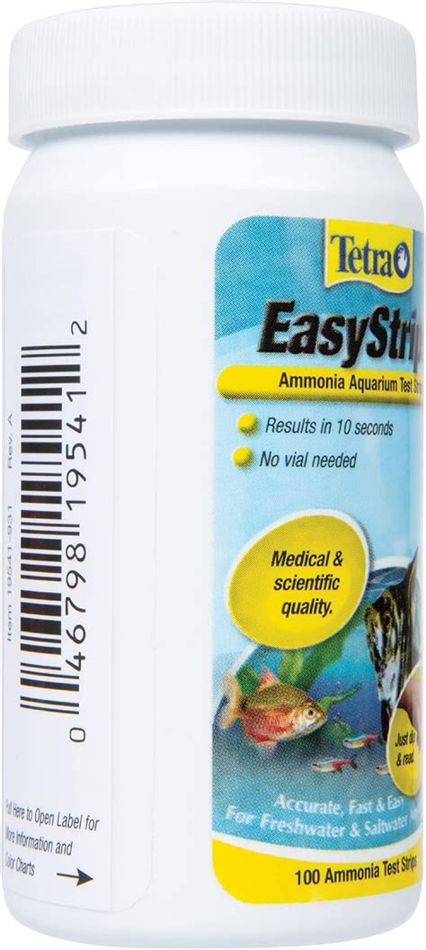 Buy Tetra EasyStrips 100 Count Ammonia Test Strips For Aquariums