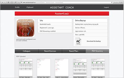 Assistant Coach Ios Et Android Apps Pour Le Basket Ball Football