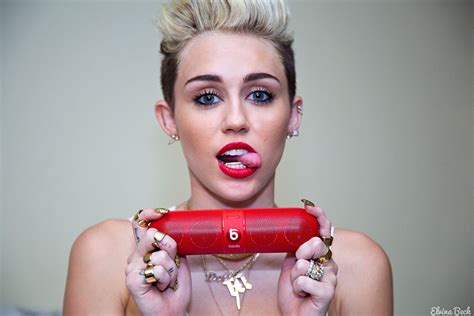 Tounge Tied From Miley Cyrus Naked And Almost Naked Pics E News