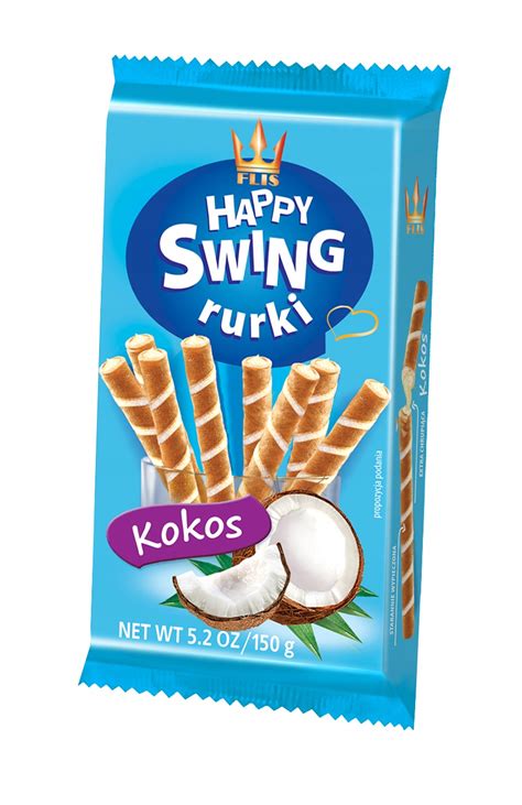 Flis Rurki Happy Swing O Smaku Kokosowym 150 G 11100961791 Allegro Pl