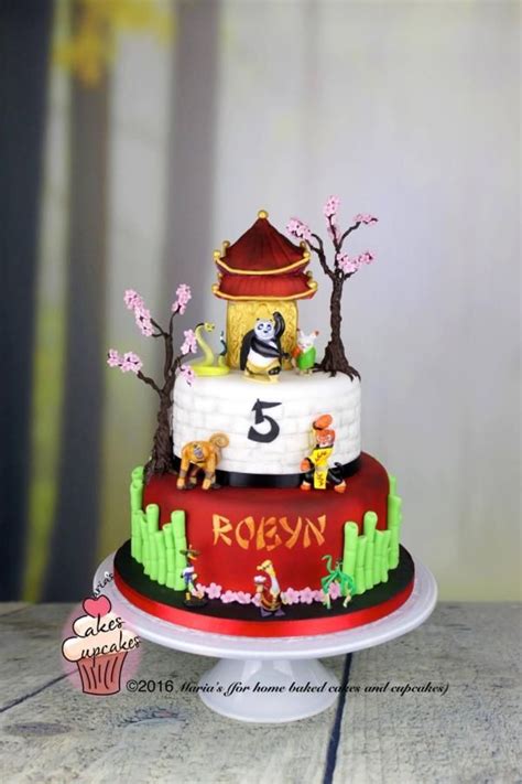 Kung Fu Panda Cake Cake By Maria S Panda Birthday Theme Incredibles