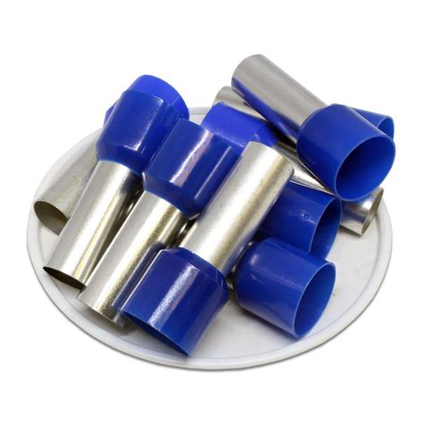 Ad500025 1 10 Awg 25mm Pin Insulated Ferrules Blue — Ferrules Direct