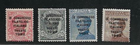 Italy Kingdom Philatelic Congress Complete Series Catawiki