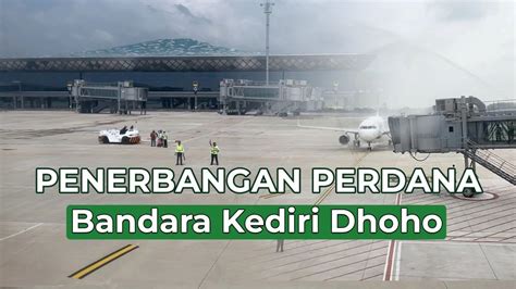 Penerbangan Perdana Bandara Dhoho Kediri Jakarta Citilink Airbus A320