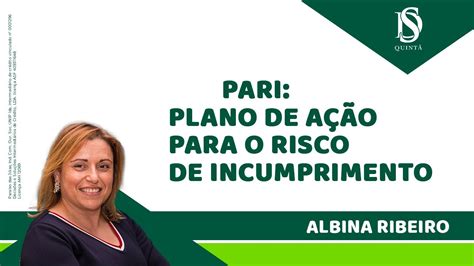 PARI PLANO DE AÇÃO PARA O RISCO DE INCUMPRIMENTO YouTube