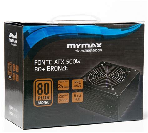 Fonte Atx Mymax W Plus Pfc Bronze Pinos Francavirtual Inform Tica