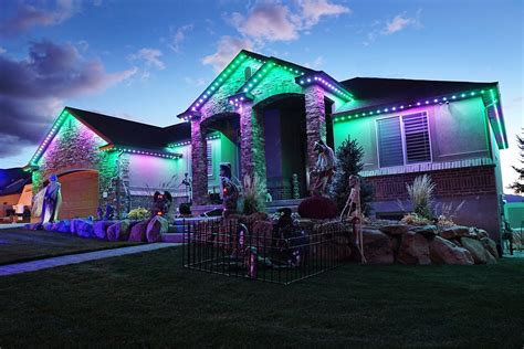 Permanently Installed Led Halloween Lights For Year Round Fun