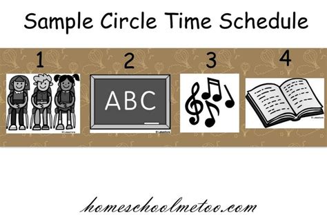 Circle Time- Schedule | Circle time, Time schedule, Circle