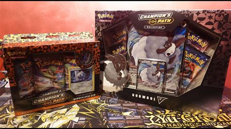 Pokemon Tcg Hammerlocke Gym Champions Path Dubwool V Box Opening