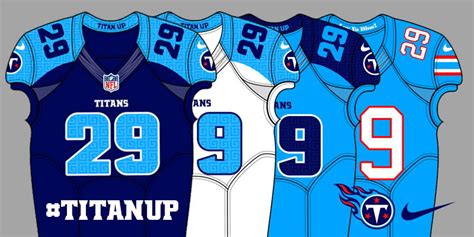 NIKE X TITANS 2018 Concept Uniforms (+Color Rush & Throwback Thursday ...