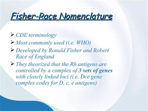 Rh Blood Group System | PPT