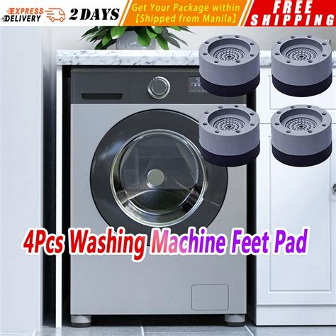 4Pcs Washing Machine Feet PadUniversal Anti Vibration Feet Pads