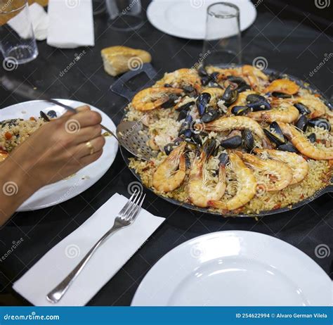 Paella, One of the the Most Typical Recipe of Spain Stock Photo - Image ...