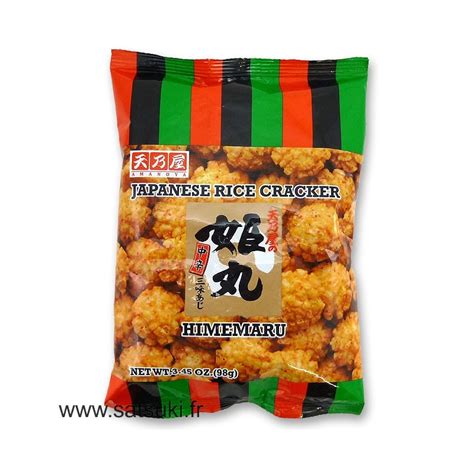 Spicy Puffed Rice Crackers Himemaru 98g Amanoya Satsuki