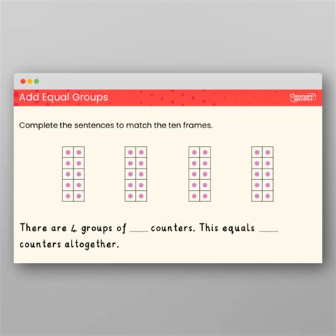 Add Equal Groups Teaching Ppt Resource Classroom Secrets