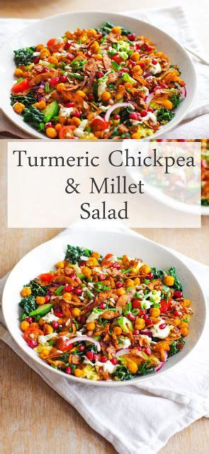 Turmeric Chickpea Millet Salad