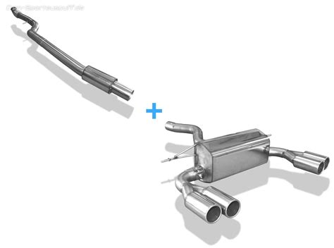Fox Edelstahl Duplex Sportauspuff Komplettanlage Ab Kat Bmw 4er F32 F33 F36 435i Coupe Cabrio