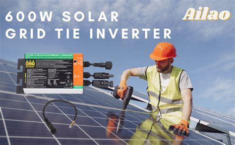 Ailao Solar Grid Tie Inverter Solar Micro Inverter 600W 230V Reiner ...