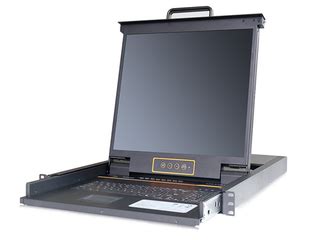 8-портовые локальные выдвижные KVM LCD Консоли высокой плотности Cat5 ...