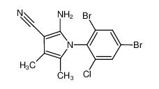 2 Amino 4 5 Dimetil 1 2 4 Dibromo 6 Clorofenil Pirrol 3 Carbonitrilo