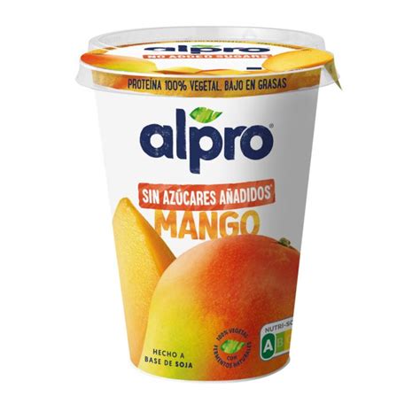 YOGUR VEGETAL S AZUCAR MANGO ALPRO 400G LaDespensa