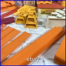 Car Track Set Vintage Sprint Set HOT WHEELS Super Charger MATTEL Car Racing Track Lot