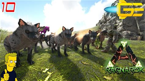 Ragnarok Taming A Hyaenodon Pack And Hyaenodon Breeding With Syntac Ark