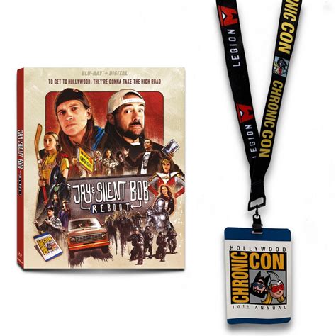 Jay And Silent Bob Reboot Blu Ray Dvd Release Comes With A Replica Chronic Con Badge