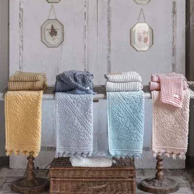 Blanc Mariclo Tappeto Bagno Jacquard Colorazioni Tendenze Shabby Chic